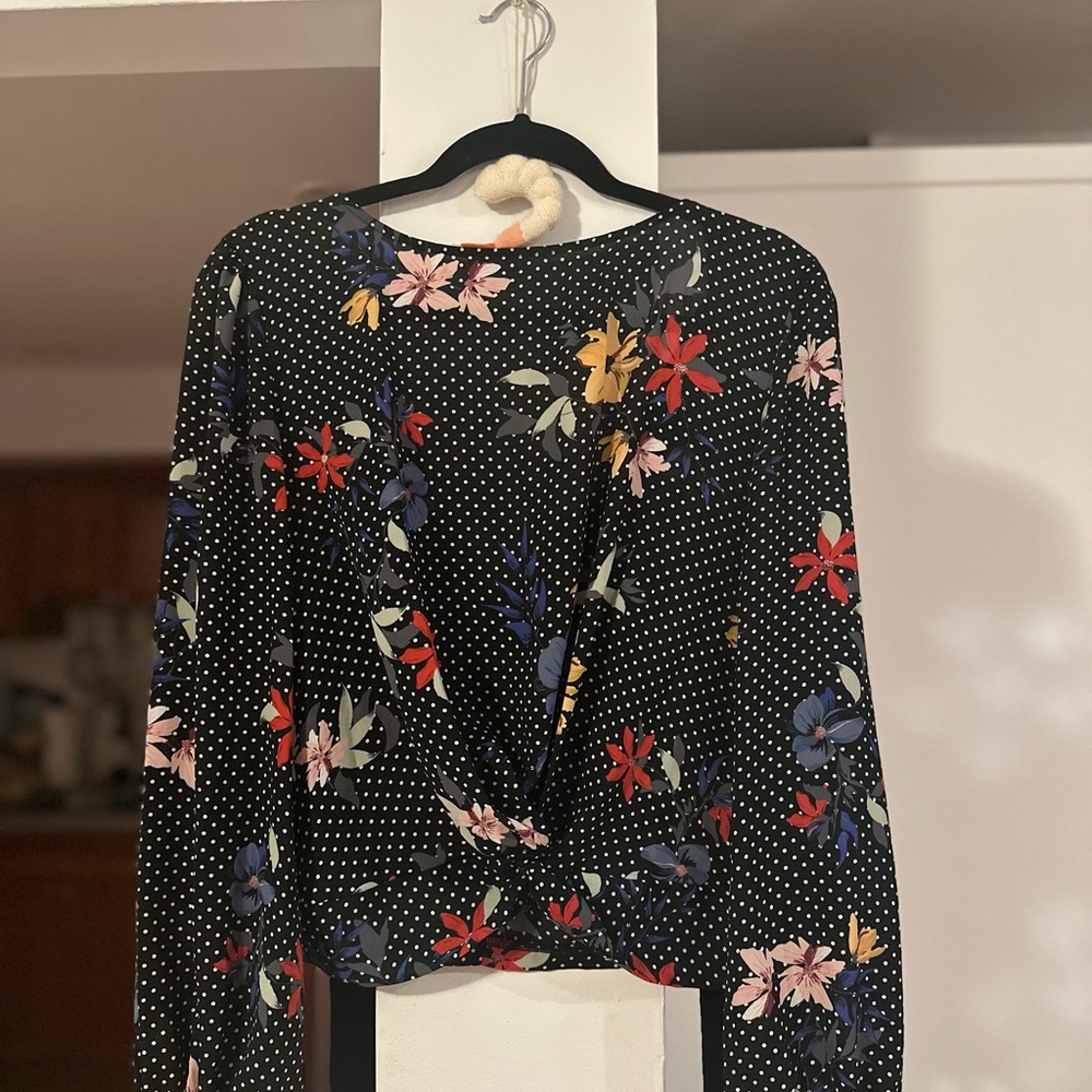 Floral print top
